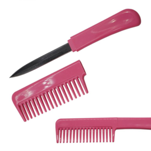 comb knife pink