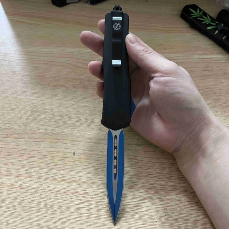 5.5 in Blue Blade OTF Knife - ztechknives.uk