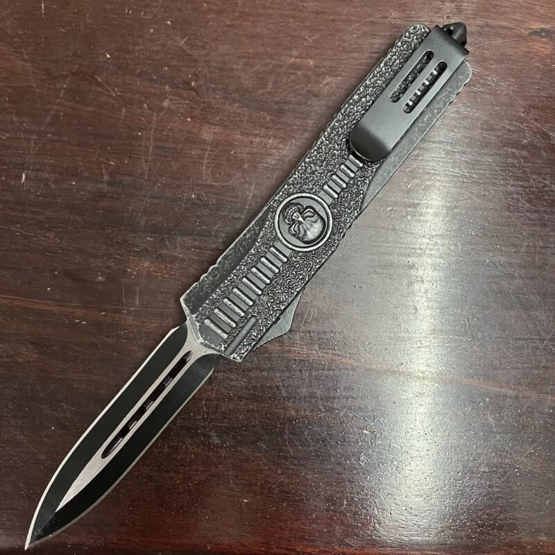 Vintage Bone OTF Knife - Vintage Bone OTF Knife ztechknives.uk