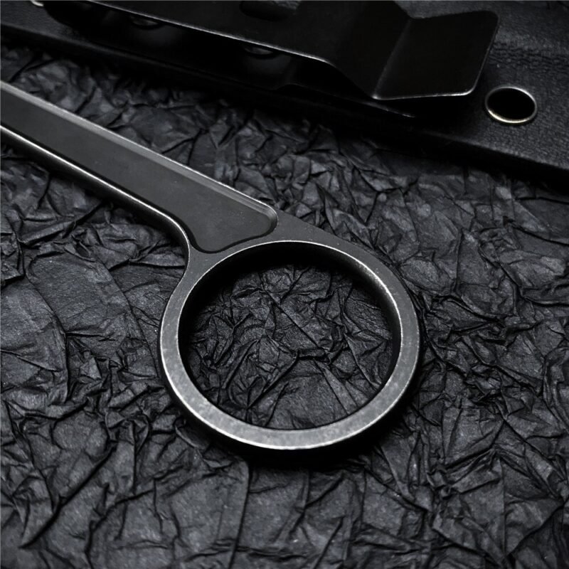 Outdoor Mini Neck Knife Fixed Blade EDC Hunting Knife with K Sheath Keychain Tactical Survival Pokcet Knives Camping Rescue Tool - ztechknives.uk