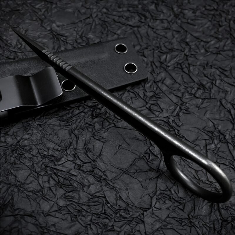 Outdoor Mini Neck Knife Fixed Blade EDC Hunting Knife with K Sheath Keychain Tactical Survival Pokcet Knives Camping Rescue Tool - ztechknives.uk