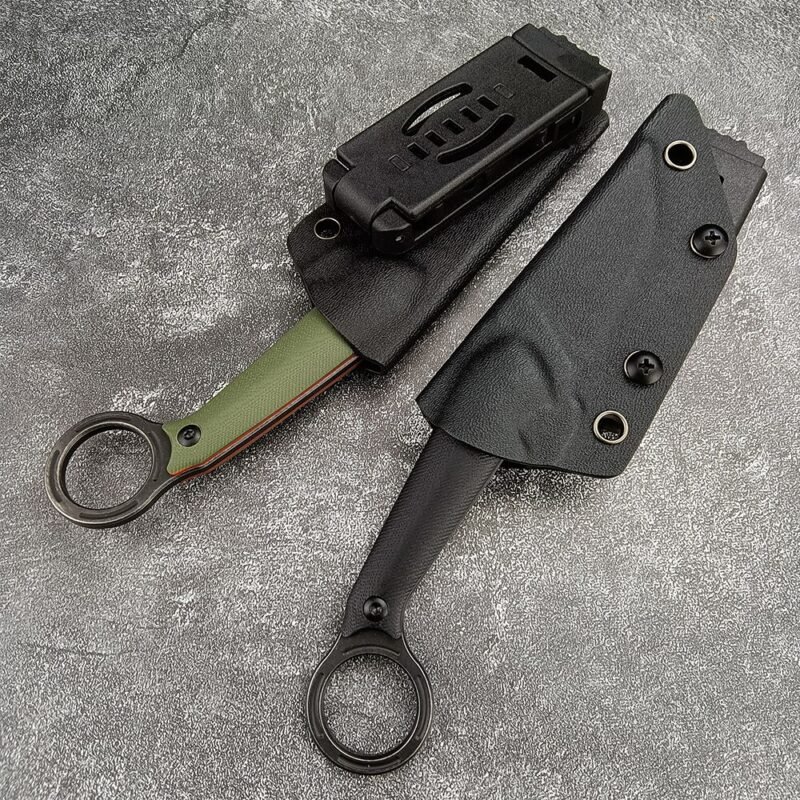 Tanto Blade Straight Hunting Outdoor Tactical Knife Edc Neck Knife Wilderness Defense 8Cr13Mov Fixed Blade Knife Camping Tools - ztechknives.uk