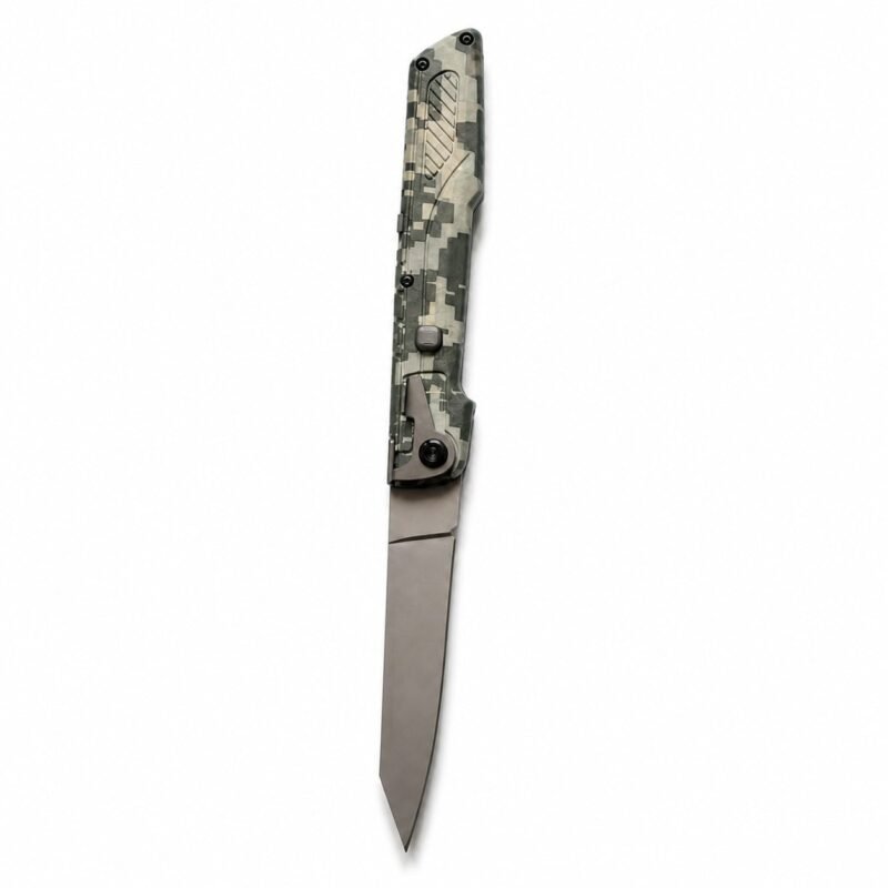 11 Inch Camo Handle Manual Folding Knife - 5 Colour Options - ztechknives.uk
