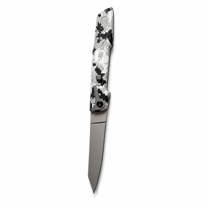 11 Inch Camo Handle Manual Folding Knife - 5 Colour Options - ztechknives.uk